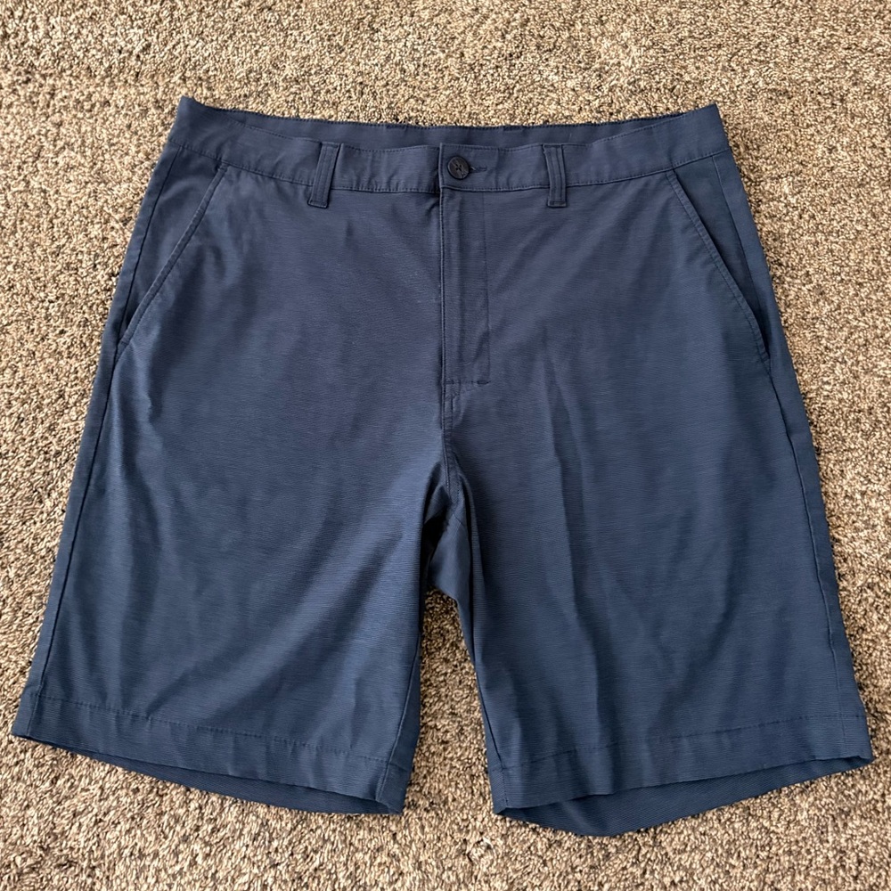 Men's PGA Tour Flat Front Navy Blue Golf Shorts | Size 36 Men’s
